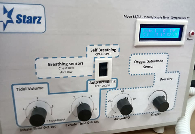 Oxygen ventilator